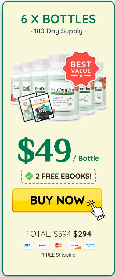 Buy ProDentim 6 Bottle